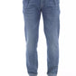 Elevated Blue Denim with Edgy Detailing