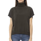 Elegant Turtleneck Sweater with Monogram Detail