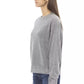 Elegant Crew Neck Cashmere Blend Sweater