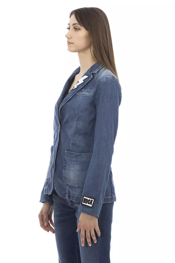 Chic Patchwork Denim Jacket