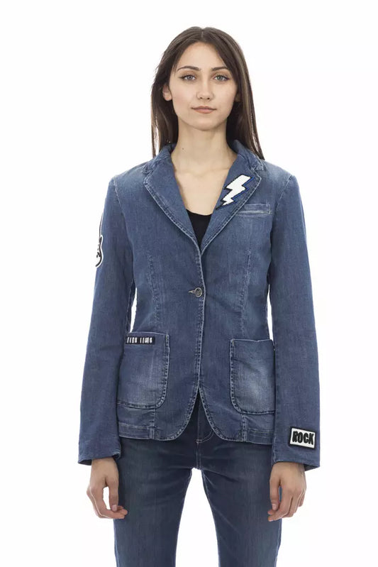 Chic Patchwork Denim Jacket