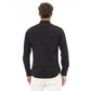 Elegant Black Cotton Blend Italian Shirt