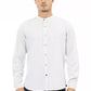 Elegant Mandarin Collar Men's Shirt
