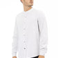 Elegant Mandarin Collar Men's Shirt