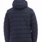 Chic Monogram Zip-Up Jacket in Blue