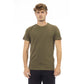 Baldinini Trend Monogram Green Tee