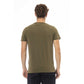 Baldinini Trend Monogram Green Tee