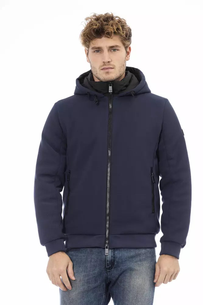 Elegant Threaded Pocket Zip Jacket