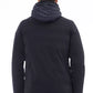 Sophisticated Blue Long Jacket with Monogram Detail