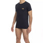 Sleek Blue Crew Neck Designer T-shirt