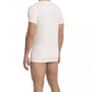 Elegant V-Neck Cotton Tee with Logo Detail