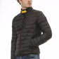 Sleek Nylon Green Jacket with Signature Logo