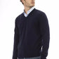 Elegant Wool V-Neck Sweater for Men