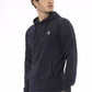 Chic Blue Hooded Fleece Sweater