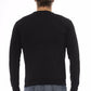 Sleek Crew Neck Sweatshirt in Black