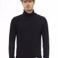 Elegant Blue Modal-Cashmere Sweater for Men