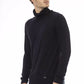 Elegant Blue Modal-Cashmere Sweater for Men