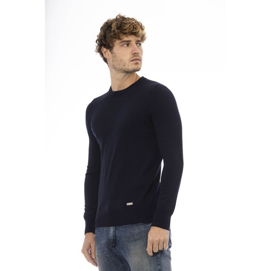 Elegant Crew Neck Wool-Blend Sweater