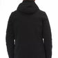 Elegant Hooded Zip Jacket In Black