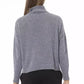 Volcanic Charm Gray Neck Sweater