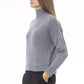 Volcanic Charm Gray Neck Sweater