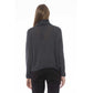 Chic Volcano Neck Gray Sweater