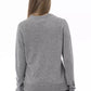 Elegant V-Neck Cable Knit Sweater