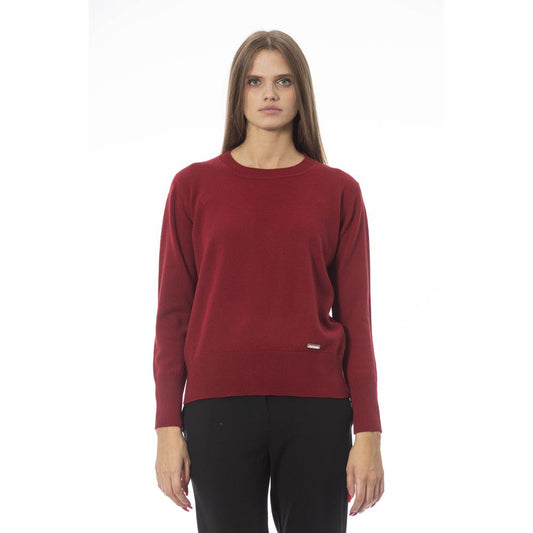 Elegant Wool-Cashmere Crew Neck Sweater