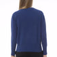 Elegant Crew Neck Sweater in Luxe Wool-Cashmere Blend
