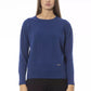 Elegant Crew Neck Sweater in Luxe Wool-Cashmere Blend