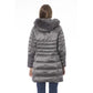 Elegant Gray Down Jacket for Sophisticated Warmth
