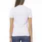 Crisp White Cotton Crew Neck Tee