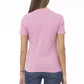 Chic Pink Cotton Crew Neck Tee