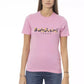 Chic Pink Cotton Crew Neck Tee
