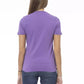 Chic Purple Crew Neck Cotton Tee
