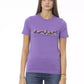 Chic Purple Crew Neck Cotton Tee