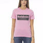 Chic Crew Neck Tee with Signature Print