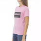 Chic Crew Neck Tee with Signature Print