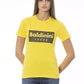 Sunshine Yellow Crew Neck Tee with Designer Print