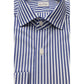 Chic Light Blue Medium Fit French Collar Shirt