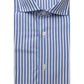 Elegant Light Blue Cotton Shirt - Medium Fit