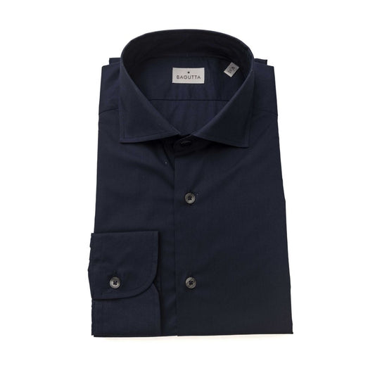 Elegant Slim Fit French Collar Shirt