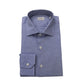 Elegant Light Blue Cotton Shirt with French Collar
