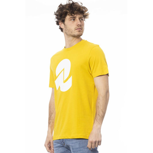 Sunny Yellow Crew Neck Logo Tee