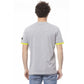 Classic Gray Crew Neck Logo Tee