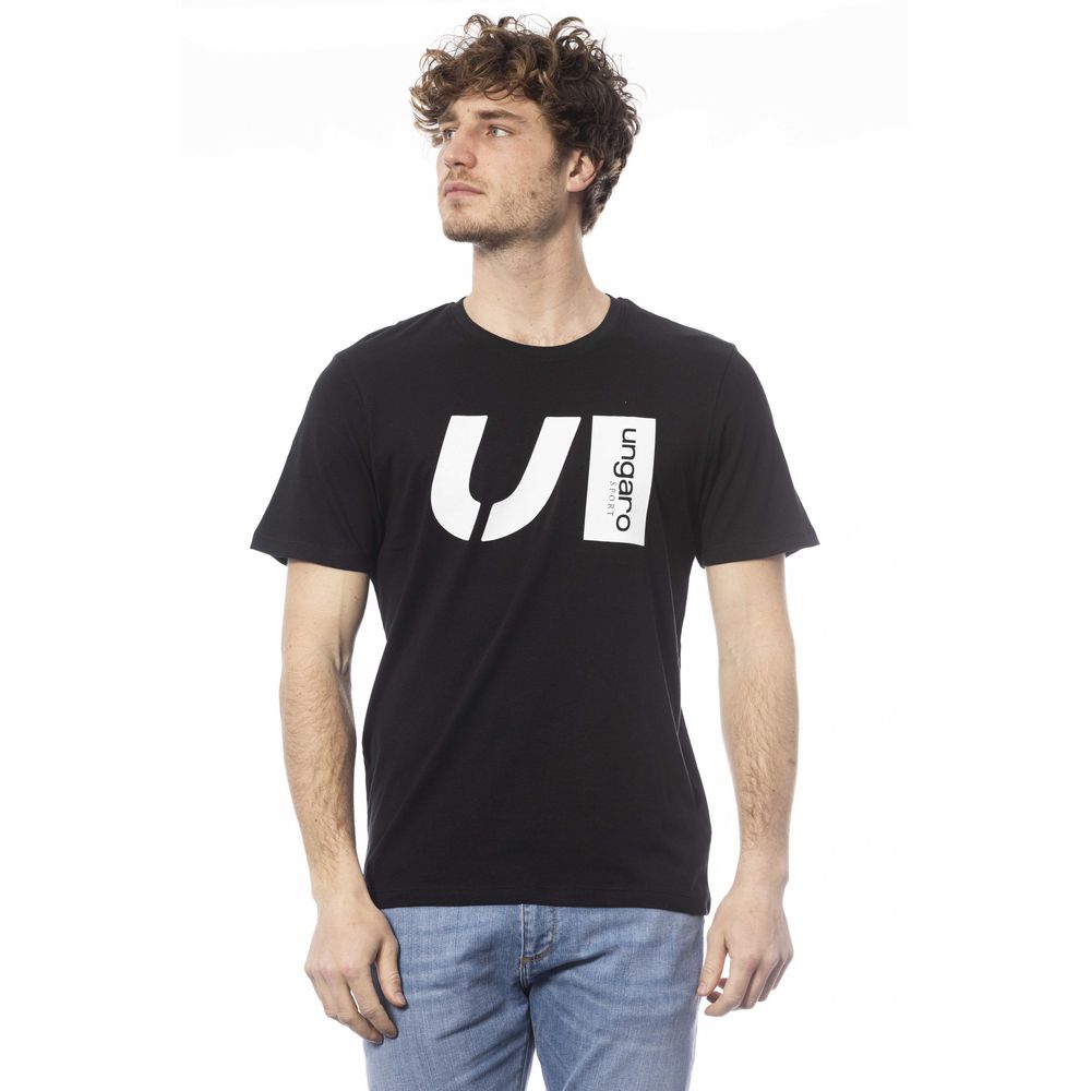 Sleek Ungaro Crew Neck Logo Tee