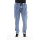 Elegant Button Lace Men's Jeans