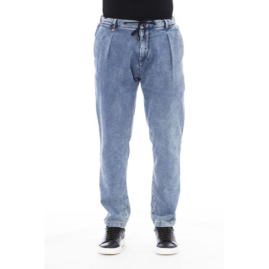 Elegant Button Lace Men's Jeans