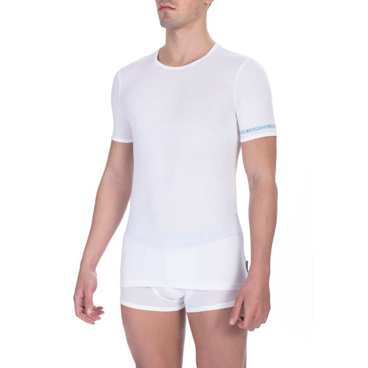 Elegant Dual-Pack White Crew Neck T-Shirts