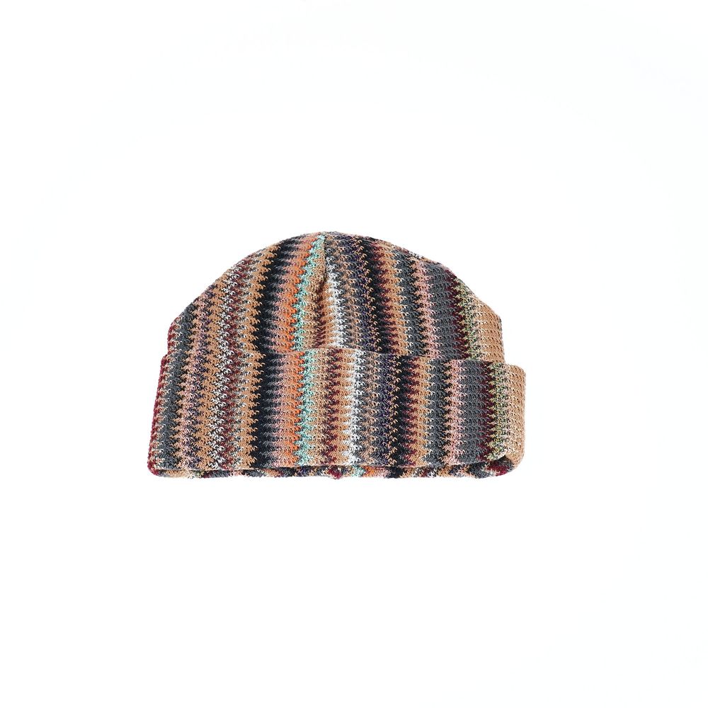 Geometric Fantasy Chic Multicolor Wool Hat